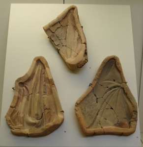 Moulds for Chryselephantine statue of Zeus, 432 BC - source Olympia Museum